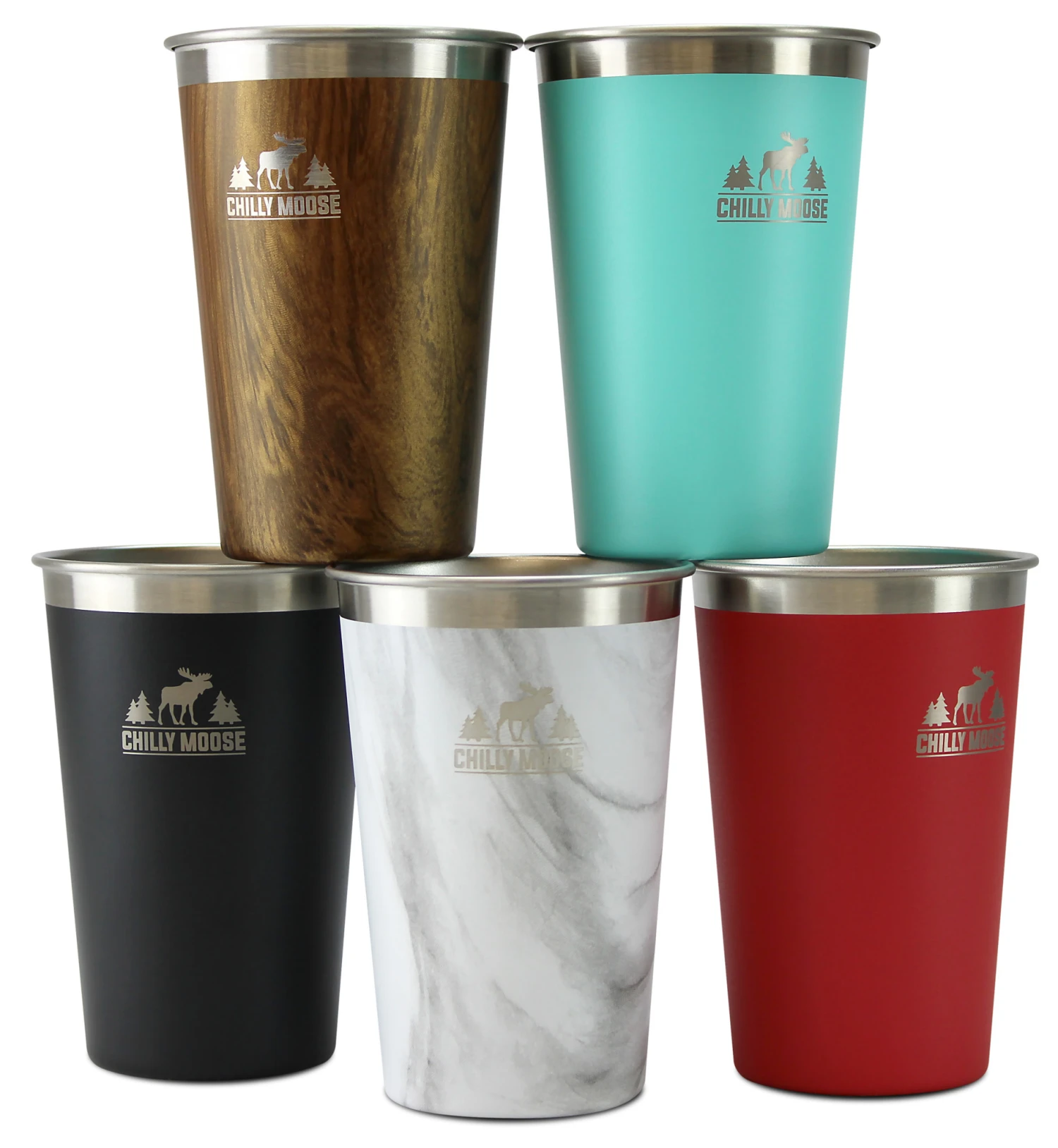 LONG BEACH TUMBLERS 4 PIECE SET 3 LONG BEACH TUMBLERS 4 PIECE SET